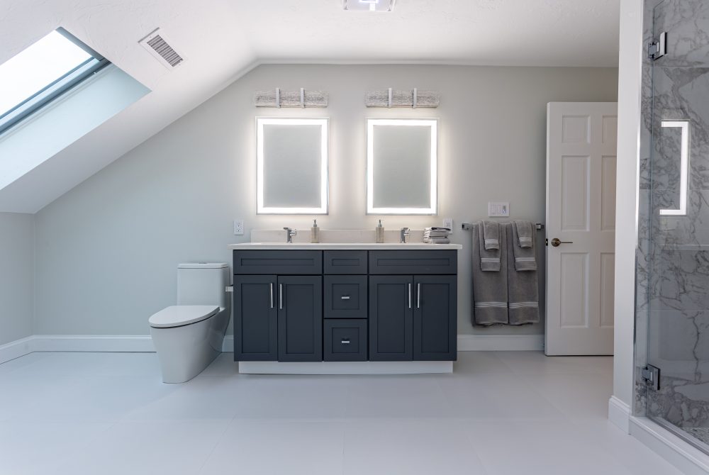 bathroom remodeling in massachusetts with lighting