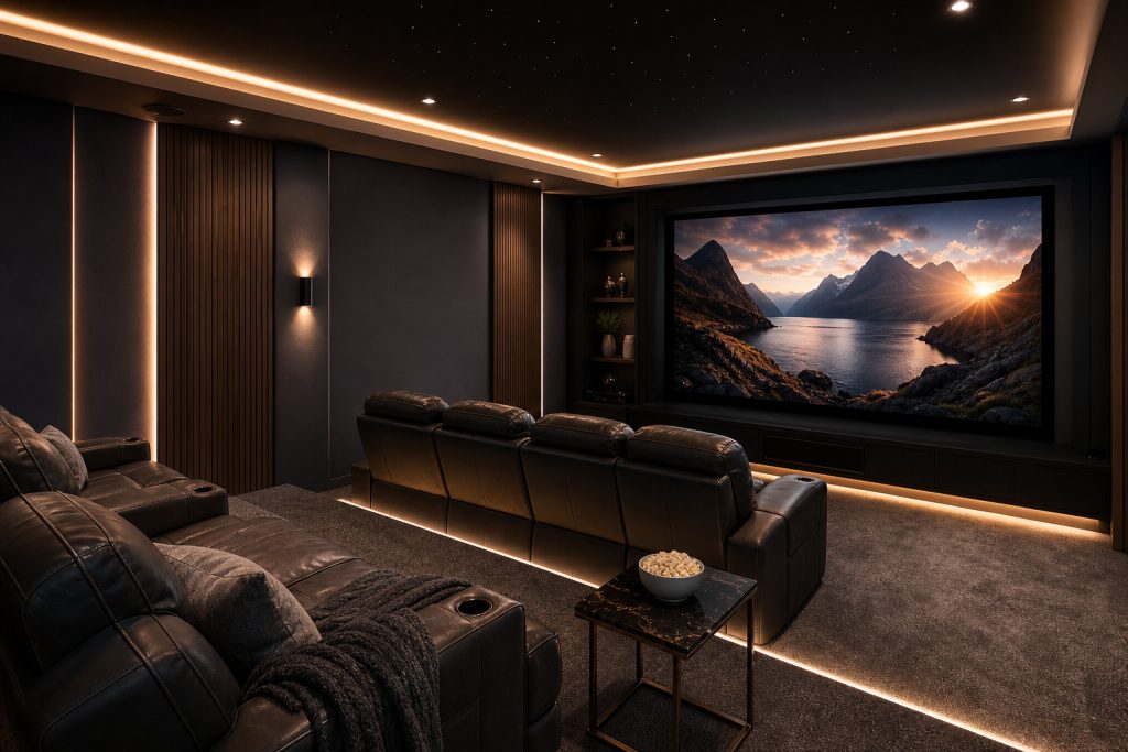 Featured image for Luxury Home Theater and Media Room Remodeling
