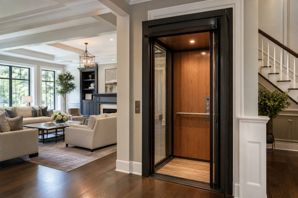 Featured image for Home Elevator Installation During a Luxury Boston Remodel